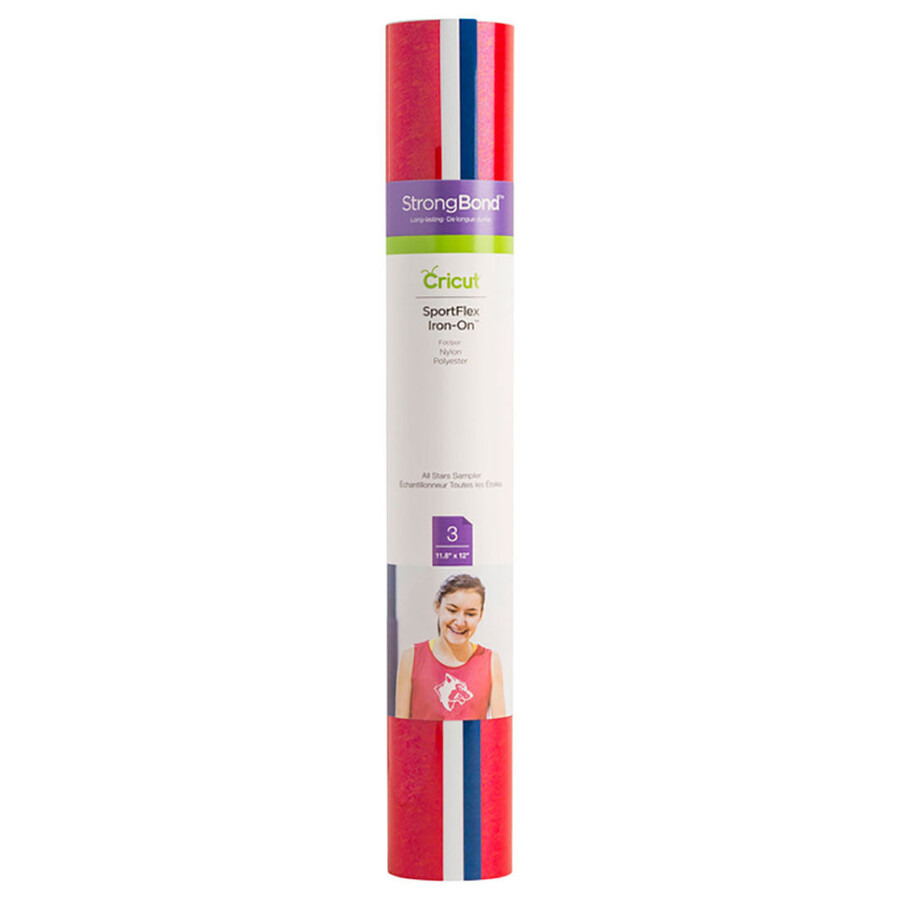 sportflex iron-on-provtagningsstycke all stars