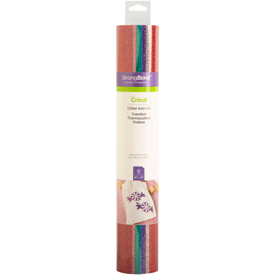 glittrigt strykbart provstycke bejeweled
