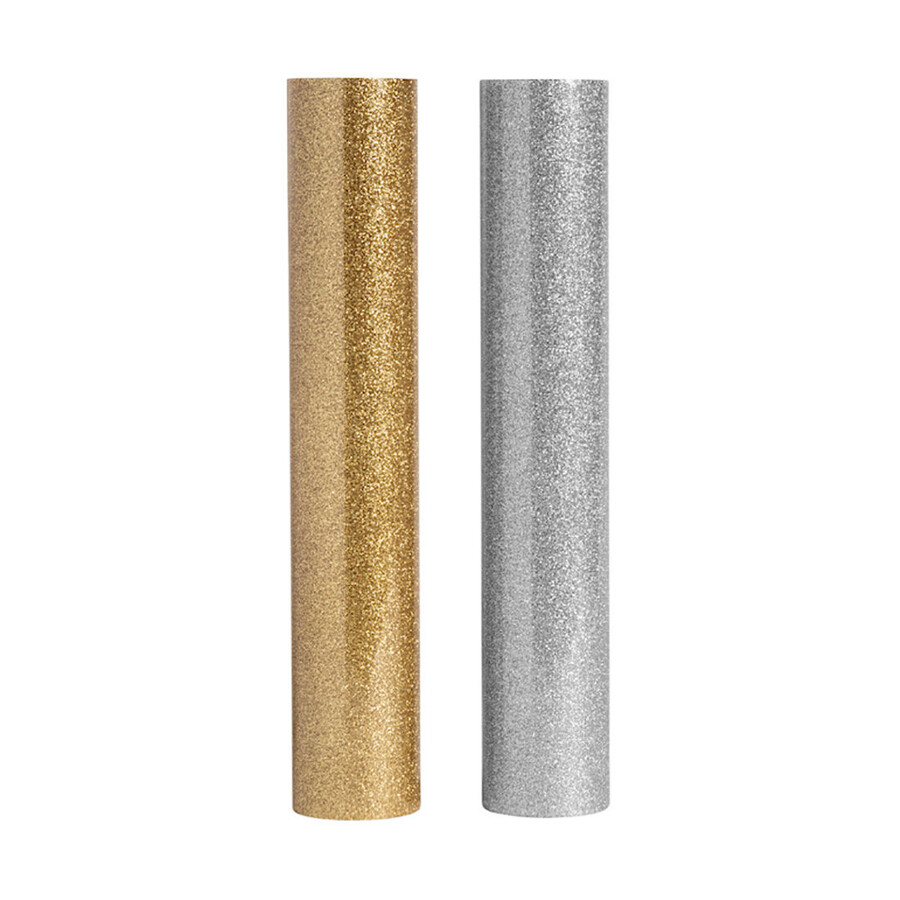 glitterstrykrullar i metallic i bulk