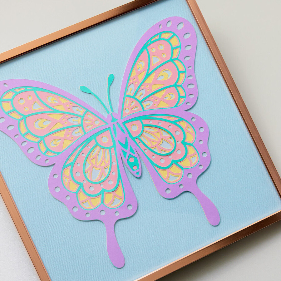 smart paper sticker-kartong vit