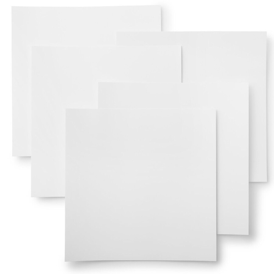 smart paper sticker-kartong vit