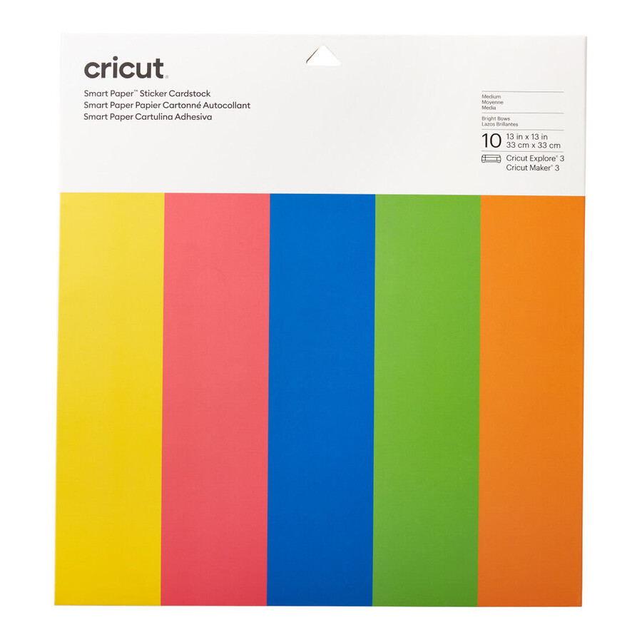 smart paper sticker-kartong ljus rosett