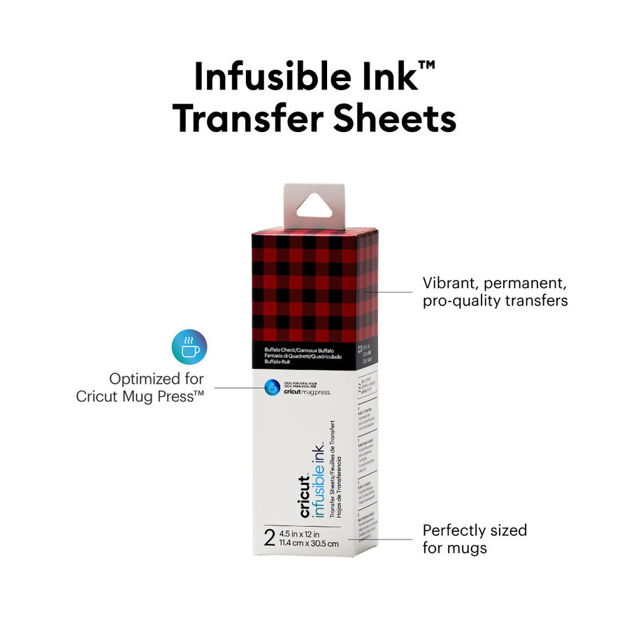 infusible ink överföringsarkmönster 2 st