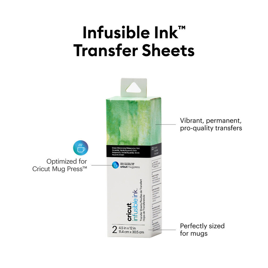 infusible ink överföringsarkmönster 2 st
