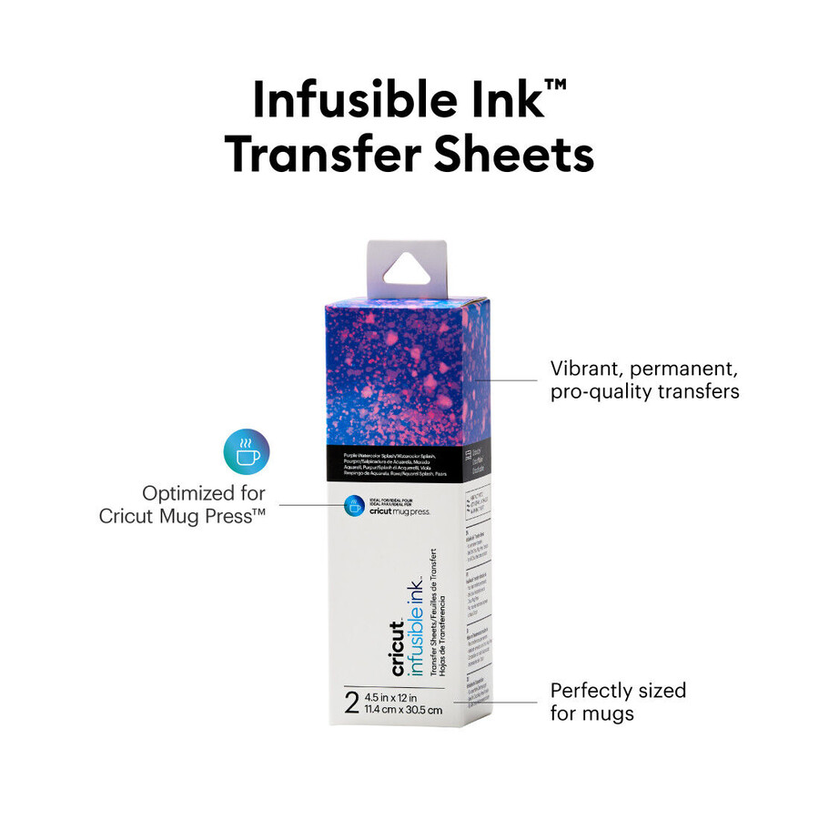 infusible ink överföringsarkmönster 2 st