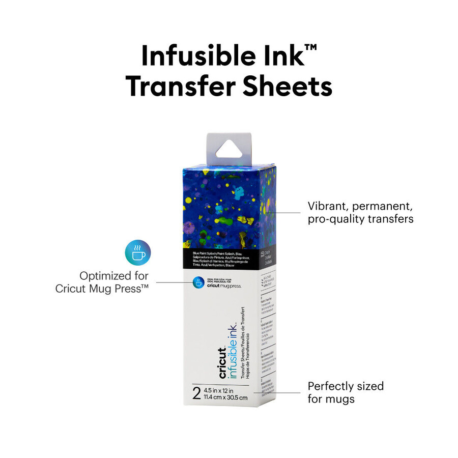 infusible ink överföringsarkmönster 2 st