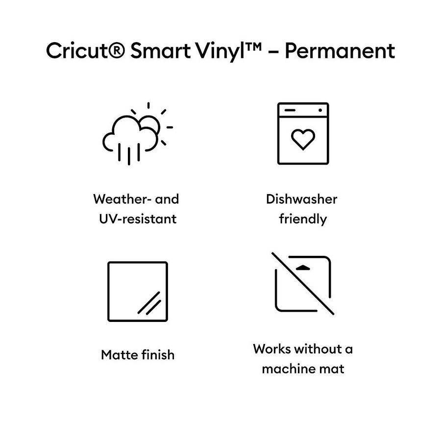 smart vinyl - permanent blå 15 m