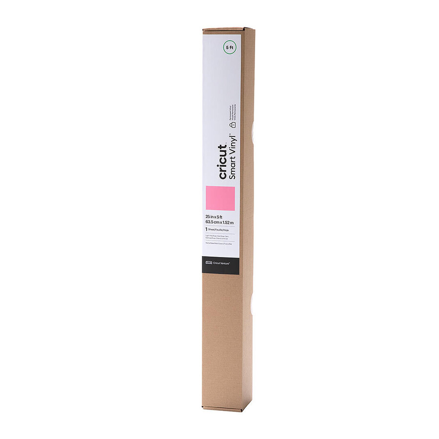smart vinyl - permanent ljusrosa 15 m