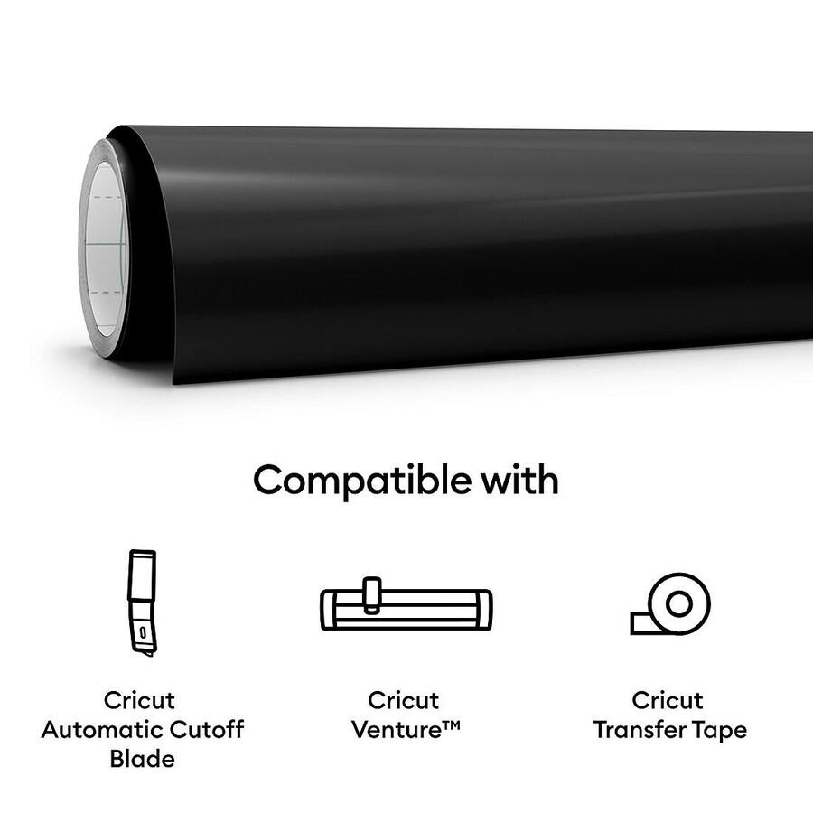 smart vinyl - permanent svart 65 m
