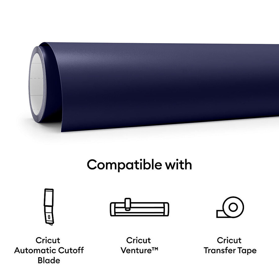smart vinyl - avtagbar blå 15 m
