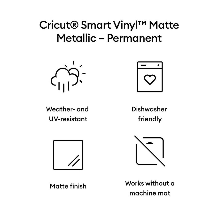 smart vinyl matt metallic - permanent champagnefärgad 15 m