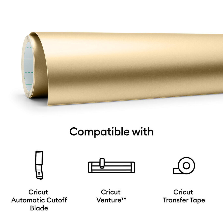 smart vinyl matt metallic - permanent champagnefärgad 15 m