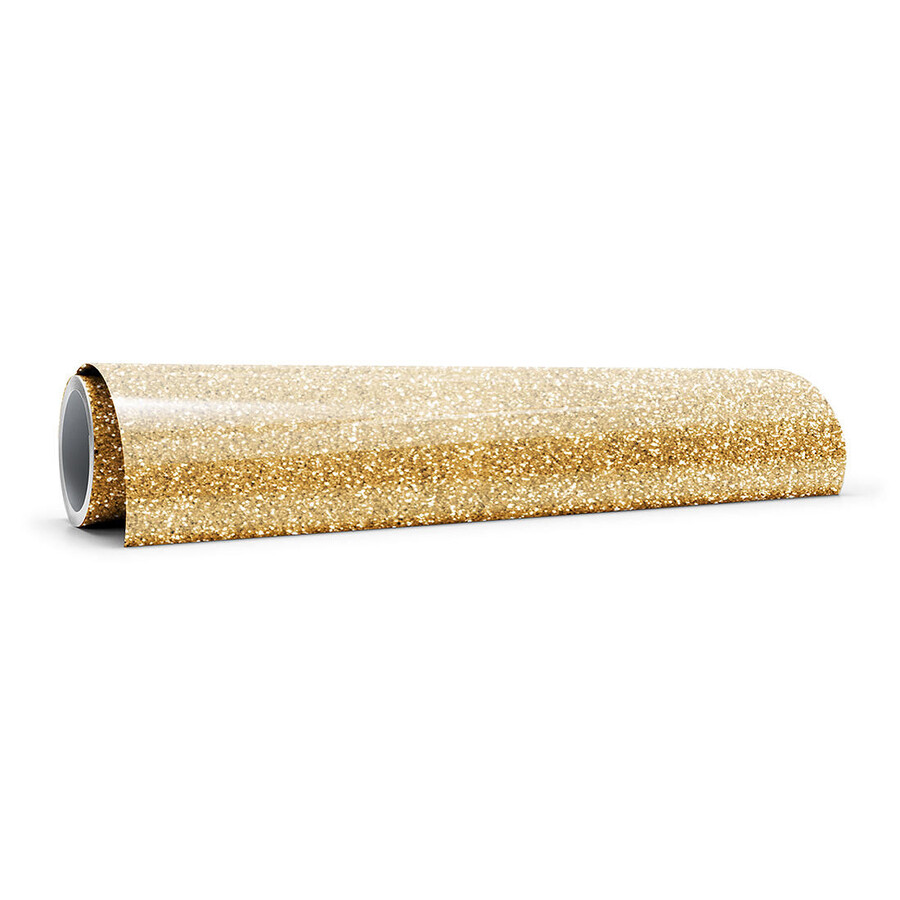 smart iron-on glitter guld 36 m
