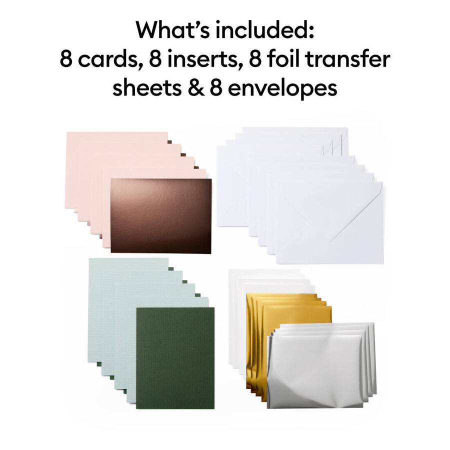 cricut joy folieöverföringskort forest grove-provtagningskort - a6