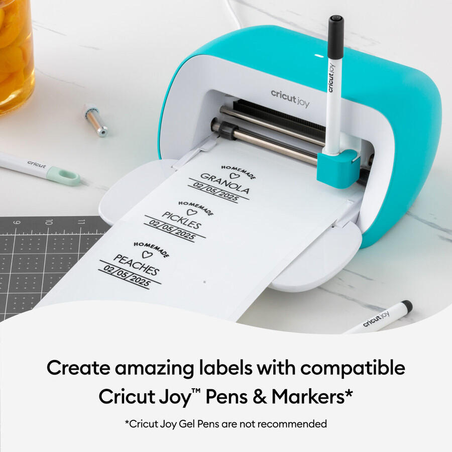cricut joy smart label skrivbar vinyl – permanent transparent