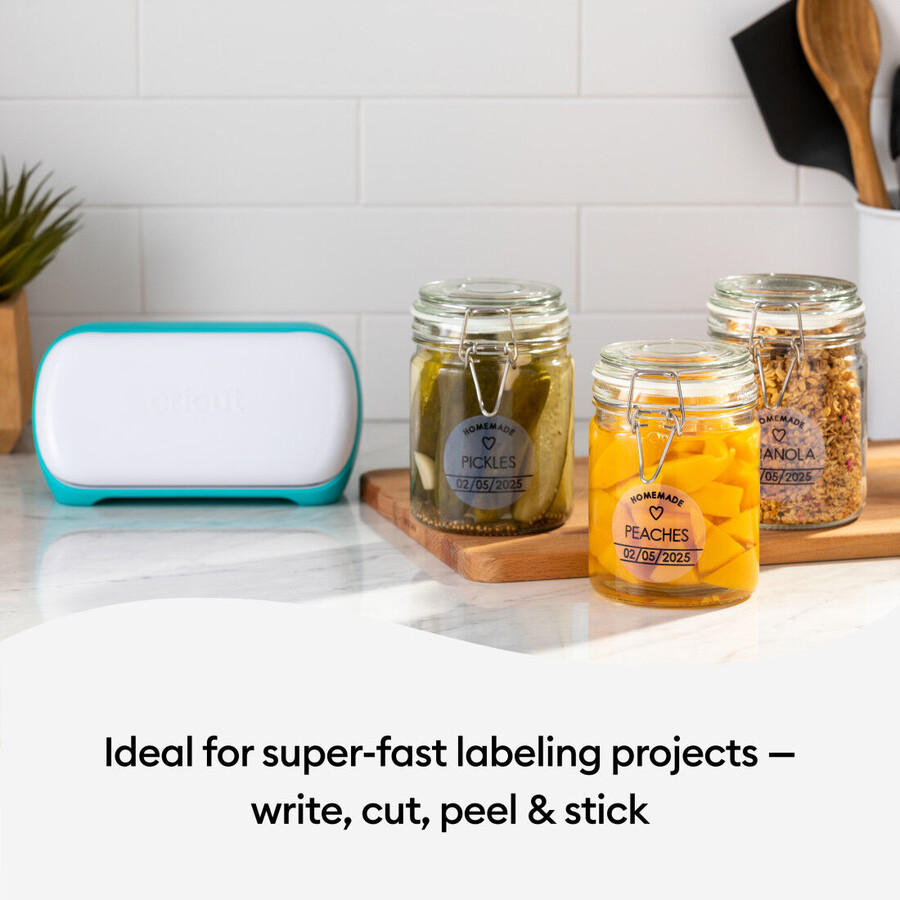 cricut joy smart label skrivbar vinyl – permanent transparent