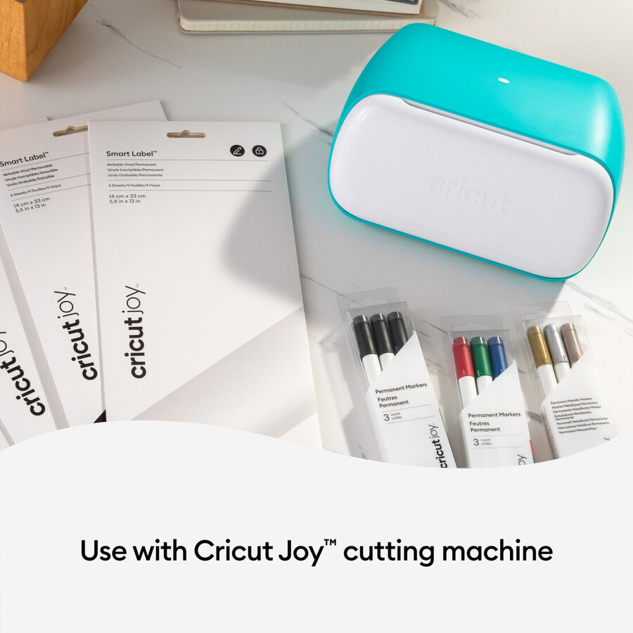 cricut joy smart label skrivbar vinyl – permanent transparent
