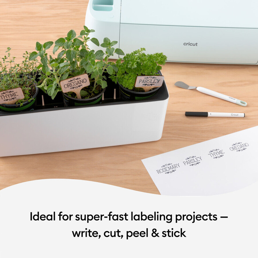 smart label skrivbar vinyl – permanent transparent 90 cm