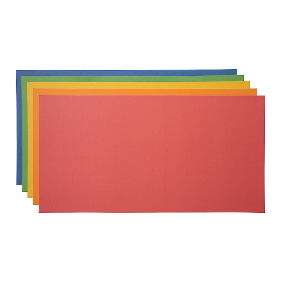 smart paper-klistermärkesprovbit i kartong ljus rosett - 13 x 25 tum 20 st