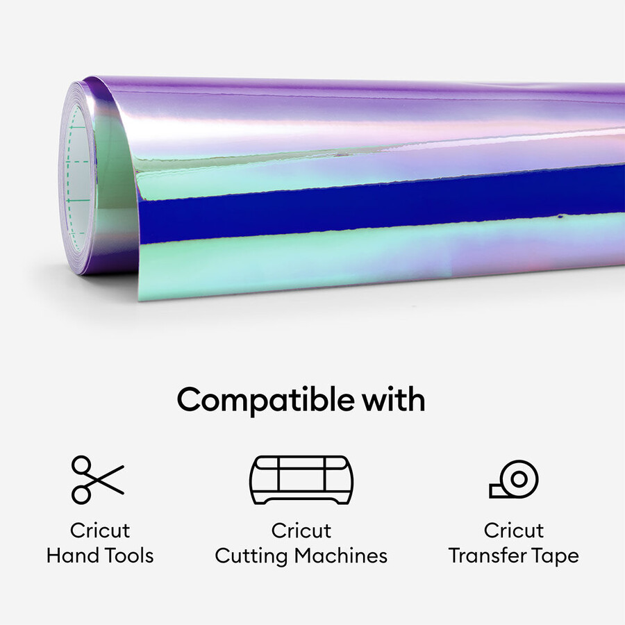 holografisk vinyl – permanent 45 m opal
