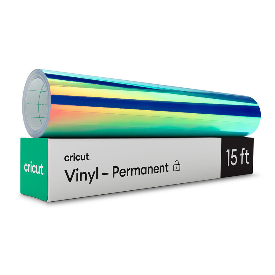 holografisk vinyl – permanent 45 m blå