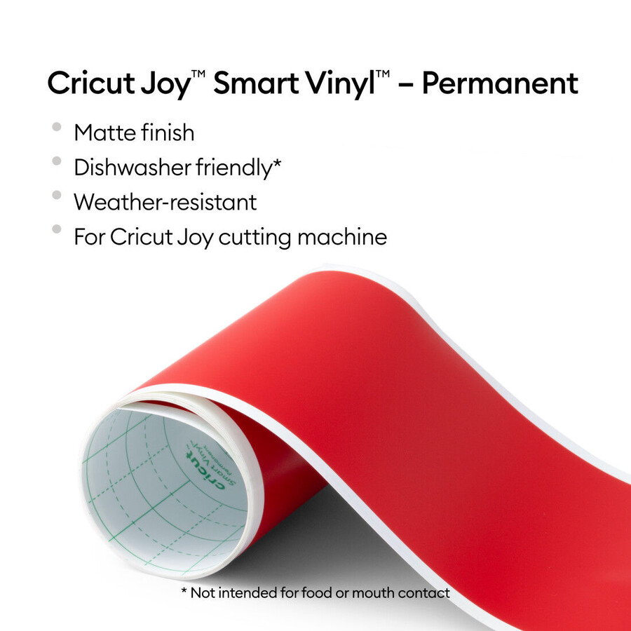 cricut joy smart vinyl – permanent röd