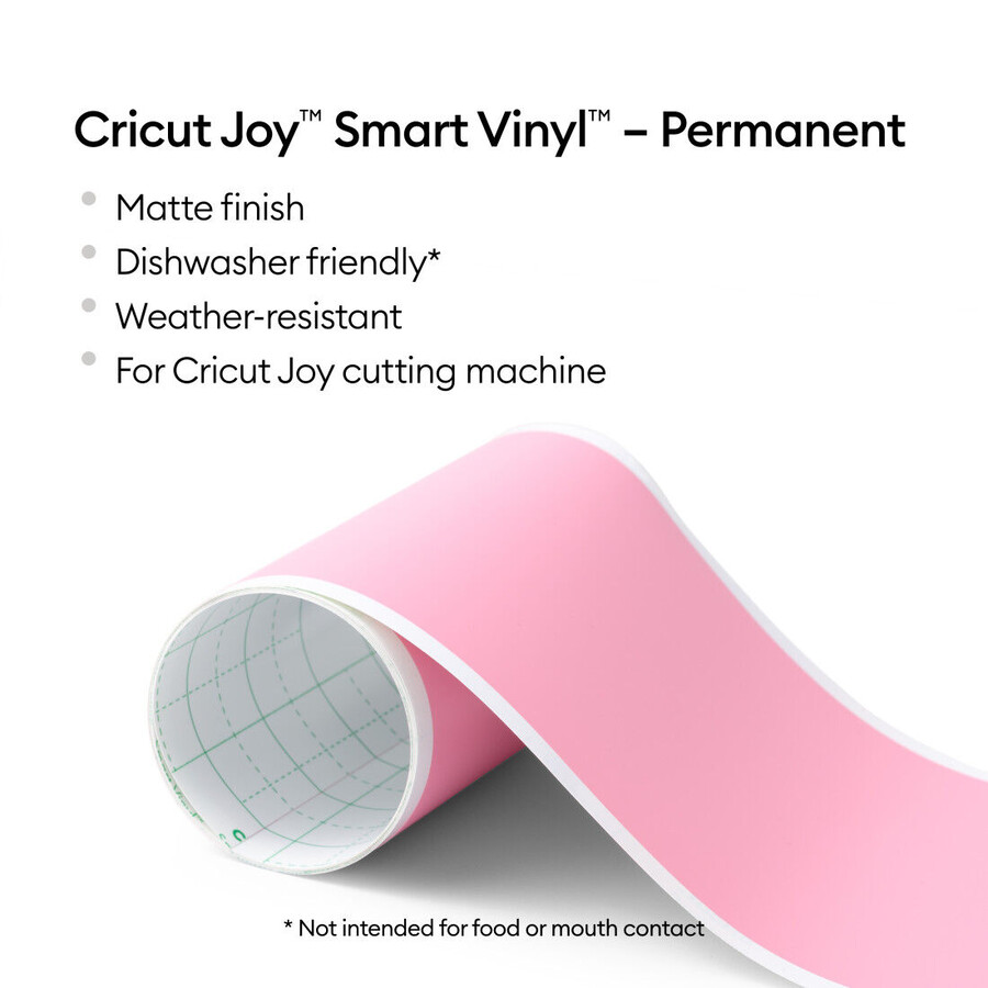 cricut joy smart vinyl – permanent ljusrosa