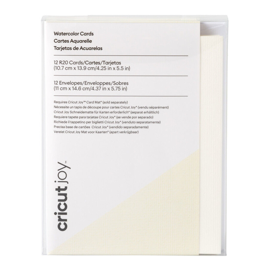 cricut joy akvarellkort – 20 kr 12 st