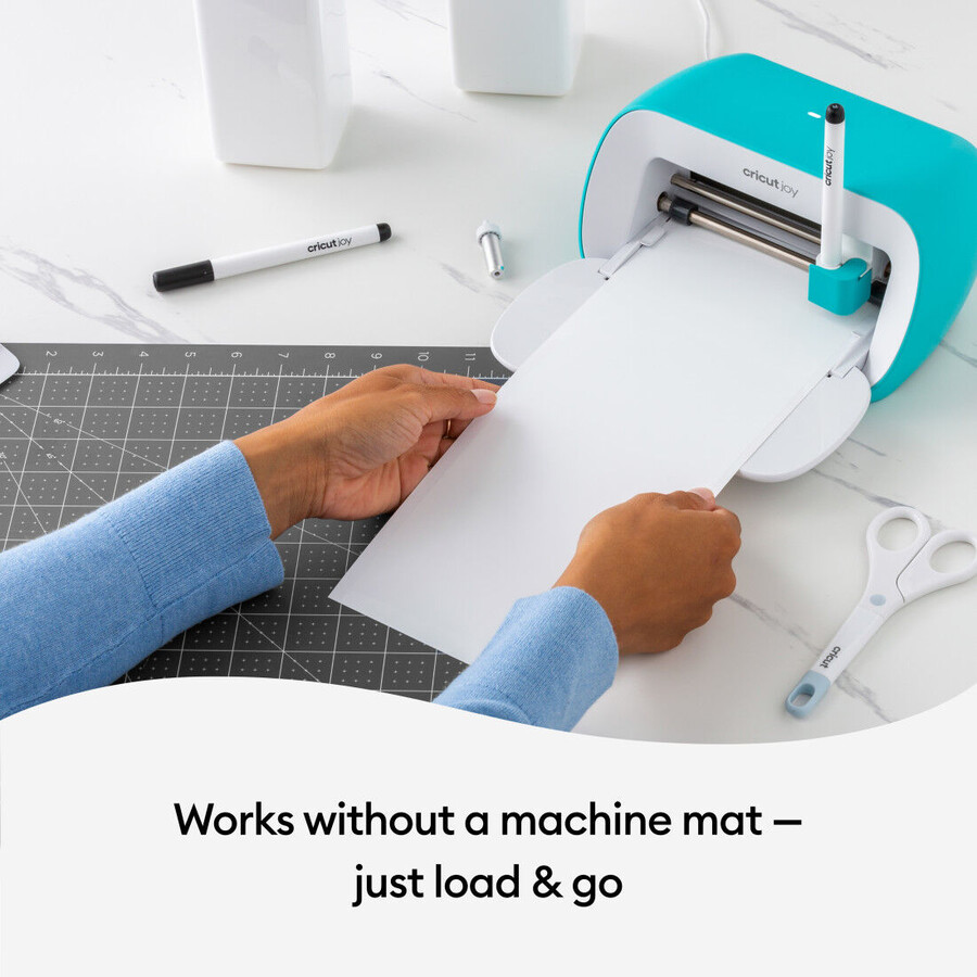 cricut joy smart label skrivbar vinyl – permanent vit