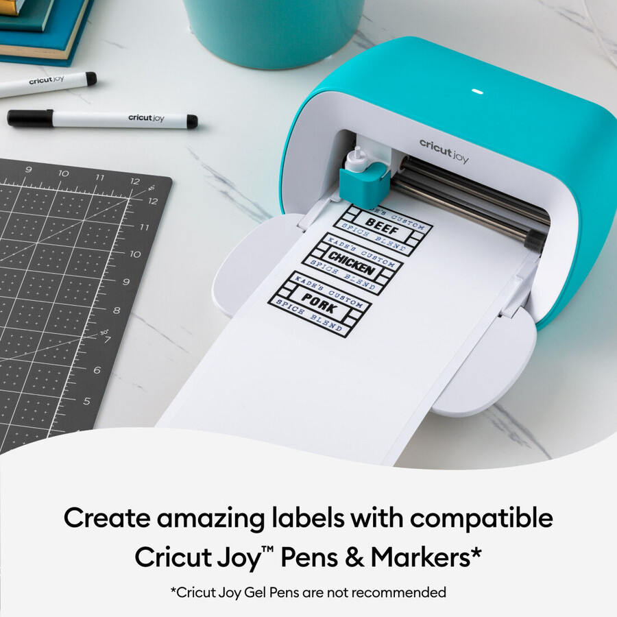 cricut joy smart label skrivbar vinyl – avtagbar vit