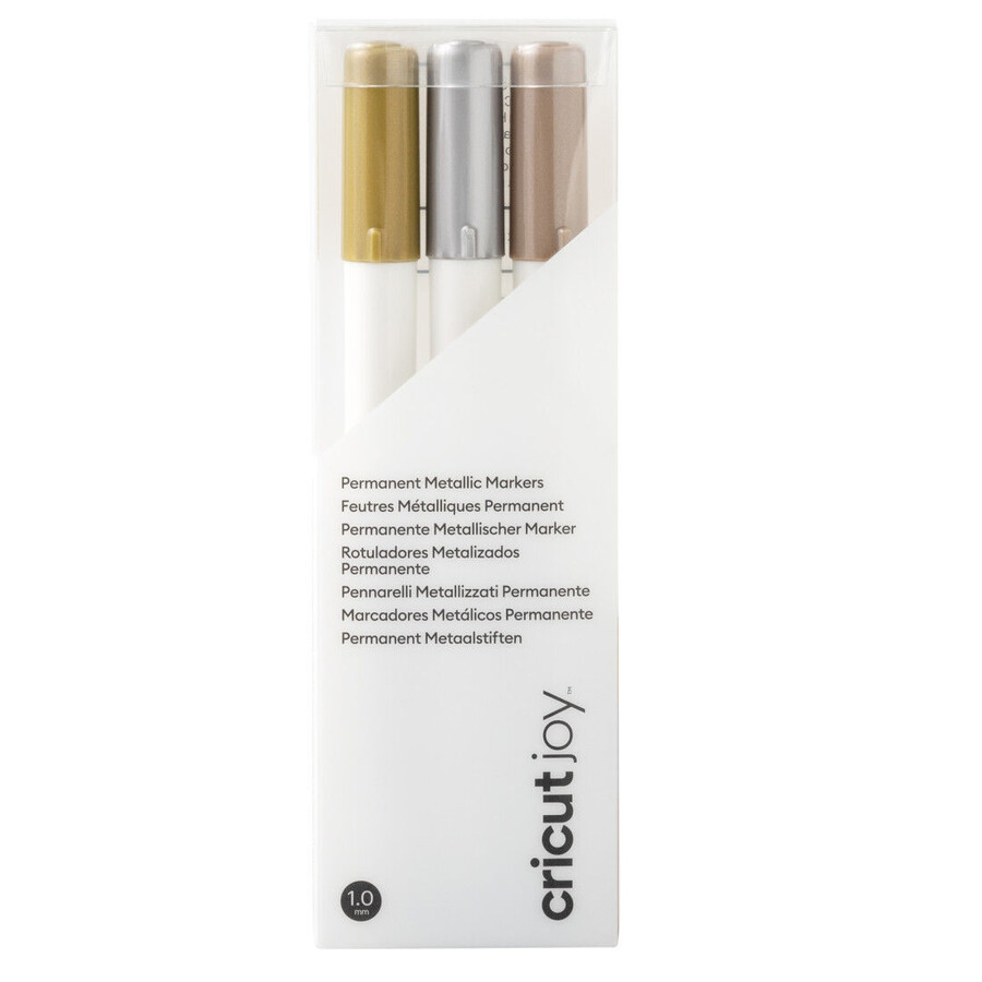 cricut joy permanenta metalliska markerpennor 10 mm guldsilverkoppar 3 st