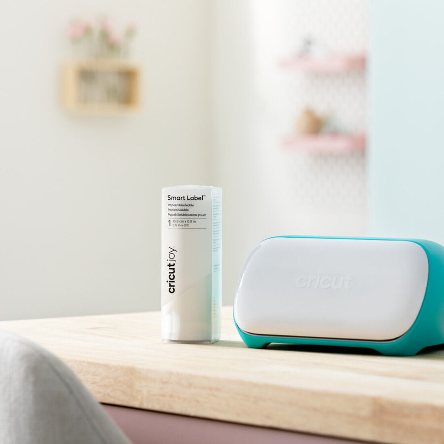 cricut joy smart label-papper – lösligt vitt