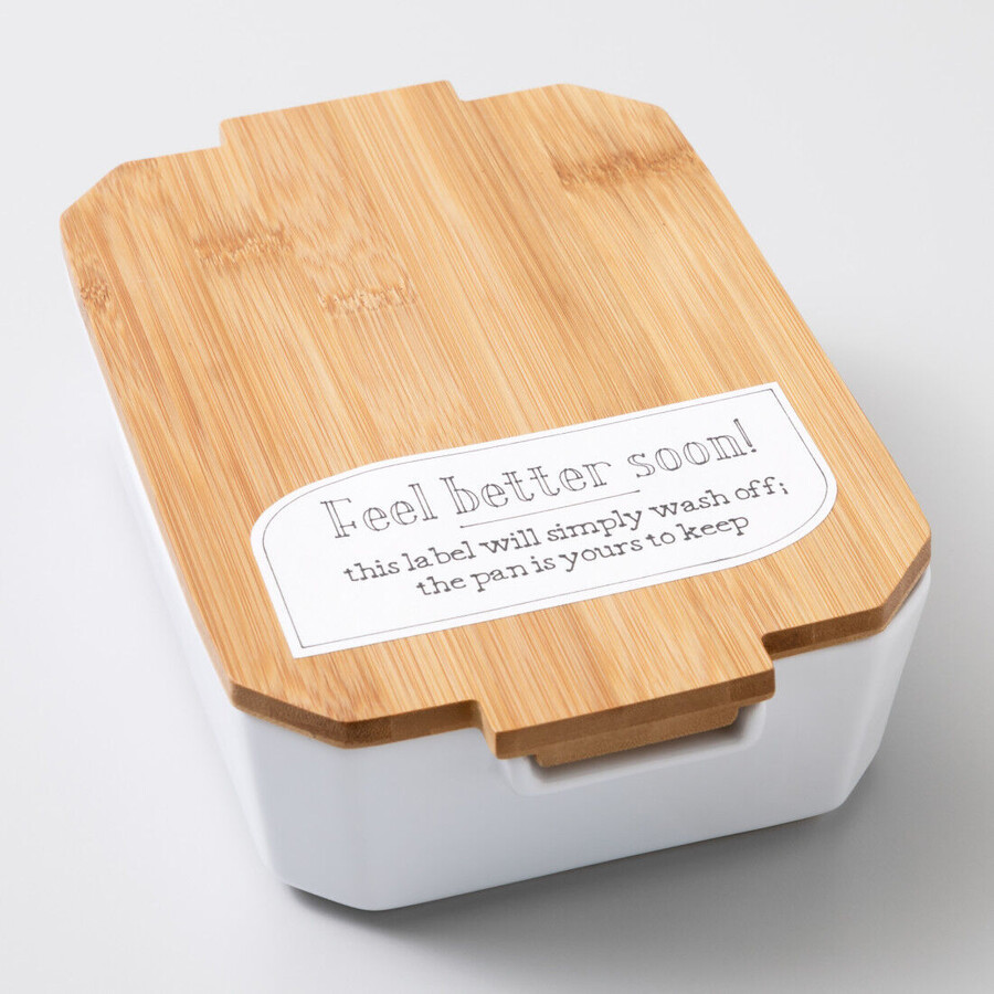 smart label-papper – lösligt vitt