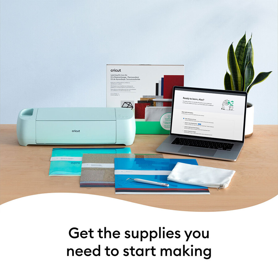 cricut learning kit stryk-på