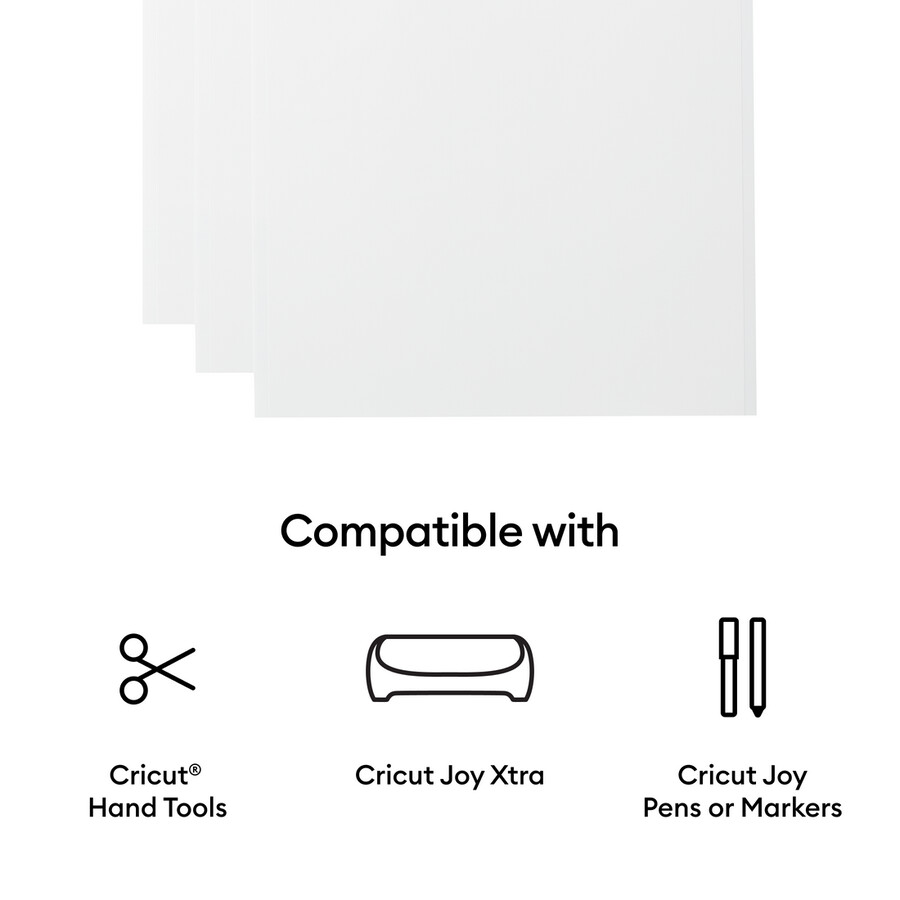 cricut joy xtra smart vinyl skrivbar vinyl – permanent 3 st