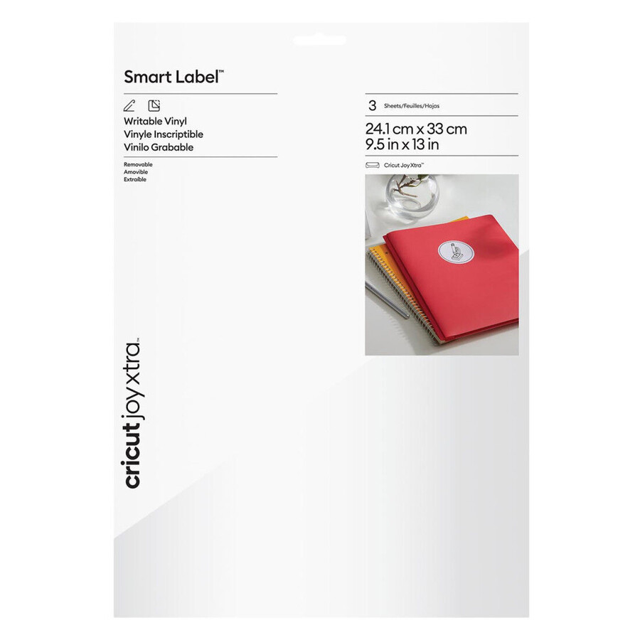 cricut joy xtra smart vinyl skrivbar vinyl – avtagbar 3 st