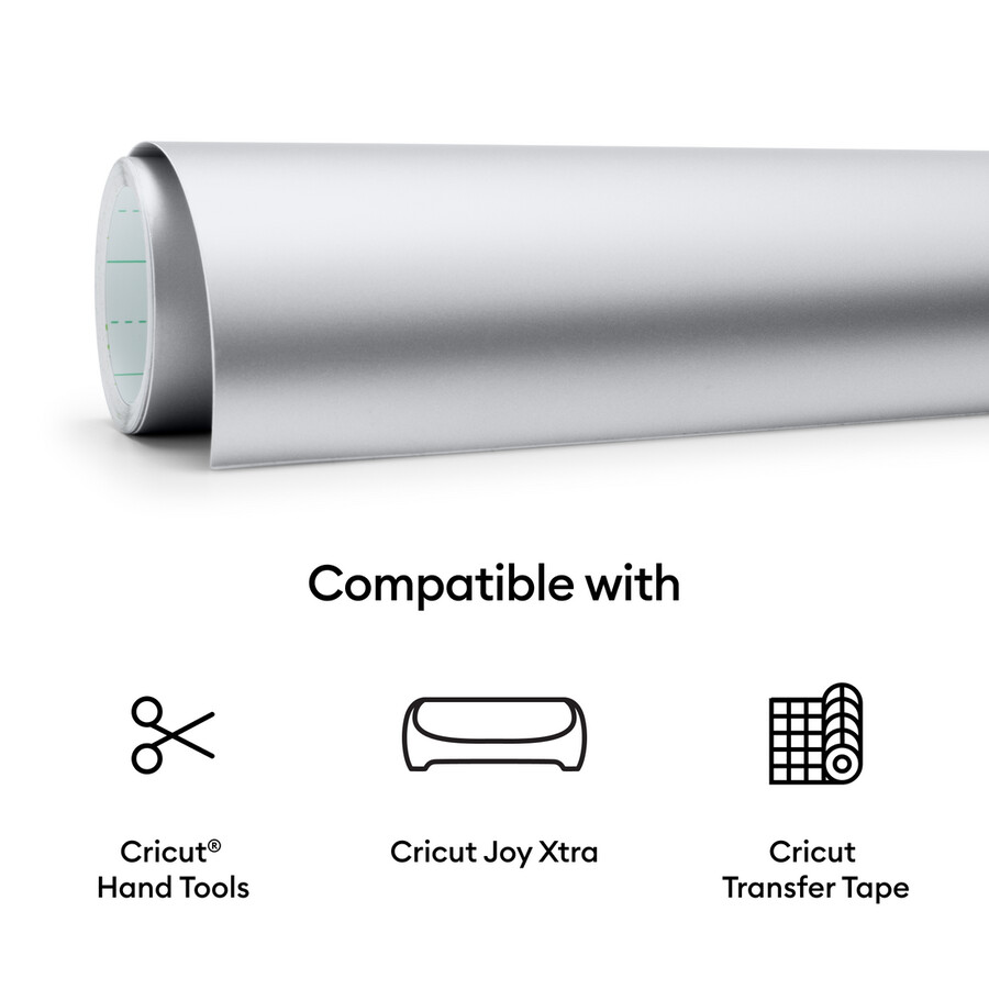 cricut joy xtra smart vinyl matt metallic – permanent 90 cm