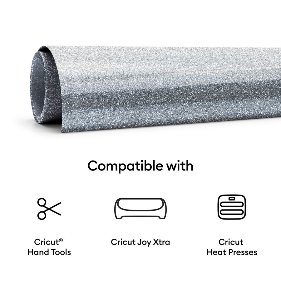 cricut joy xtra prismatic glitter smart iron-on 473 ml