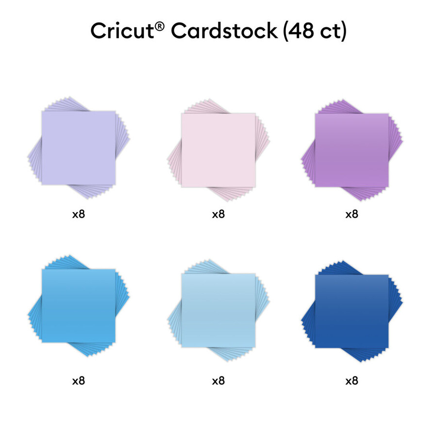 kartongprov sjöjungfrumelodi - 12 x 12 tum 48 st