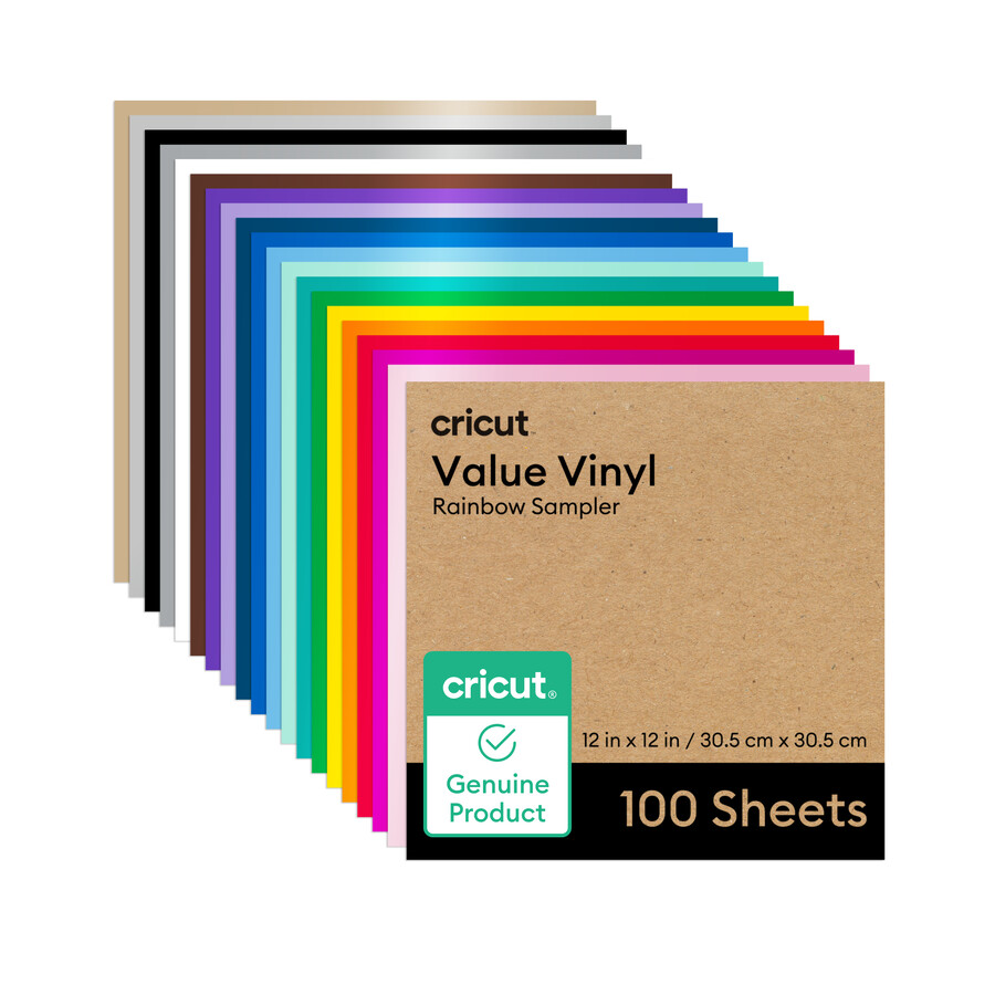 värdevinyl rainbow sampler - permanent 100 st