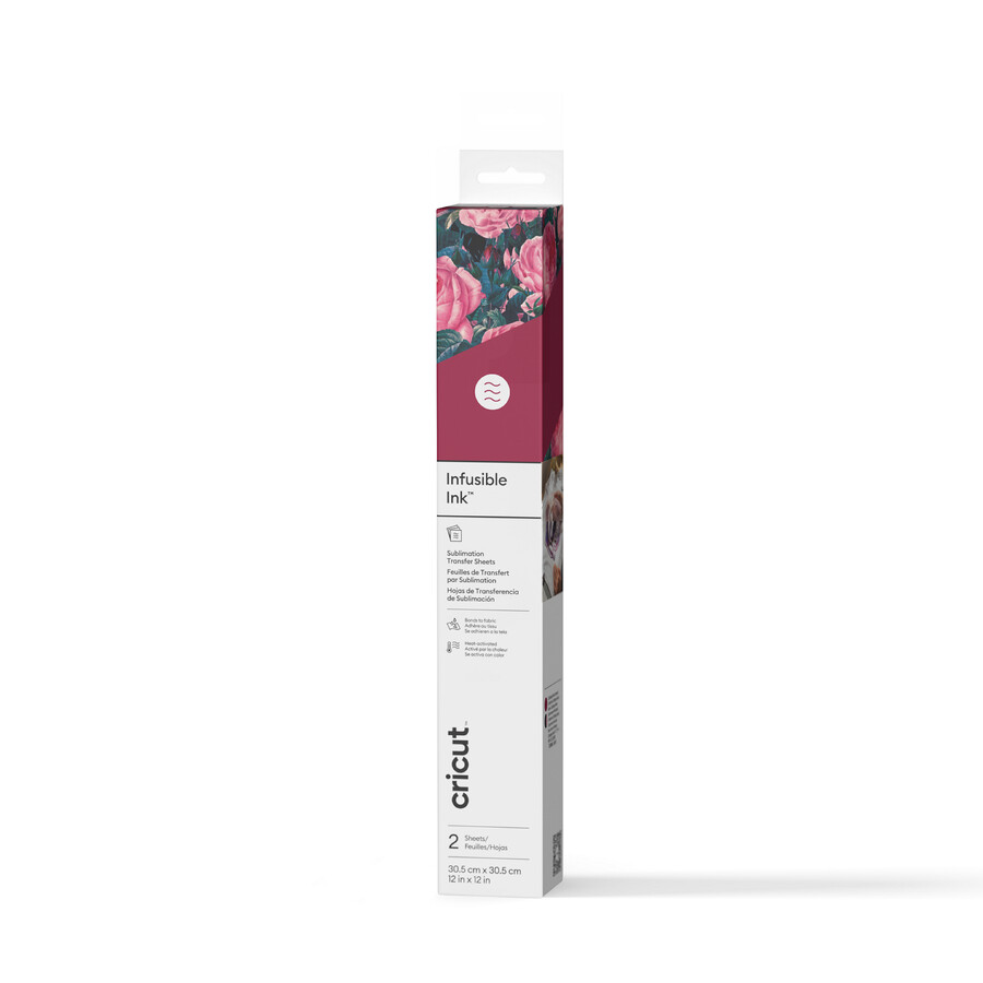 infusible ink överföringsarkmönster kålrosa