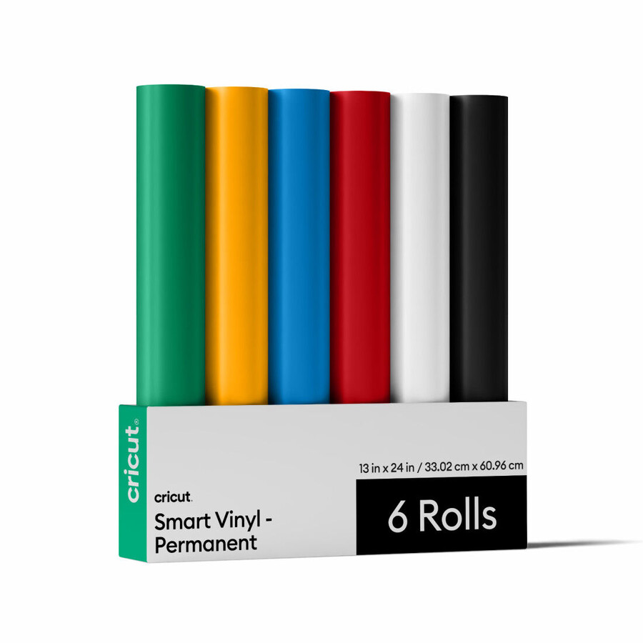 smart vinyl permanent vinyl utan matta varierat provtryck – 13 x 24 tum 6 st