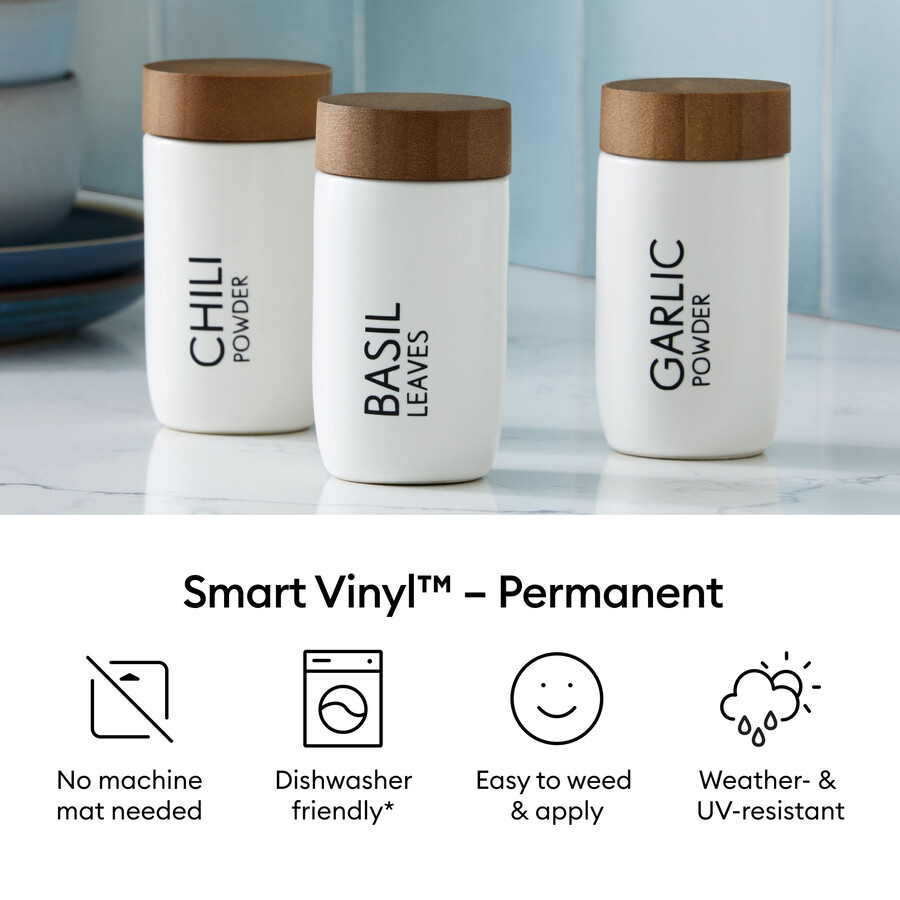 cricut smart vinyl permanent vinyl utan matta färgglatt provtryck – 13 x 12 tum 20 st