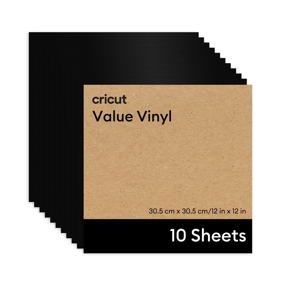 cricut value vinyl - 12 x 12 tum 10 st
