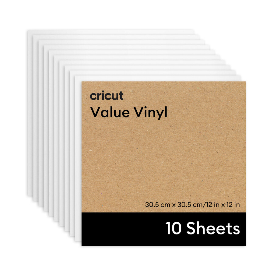 cricut value vinyl - 12 x 12 tum 10 st