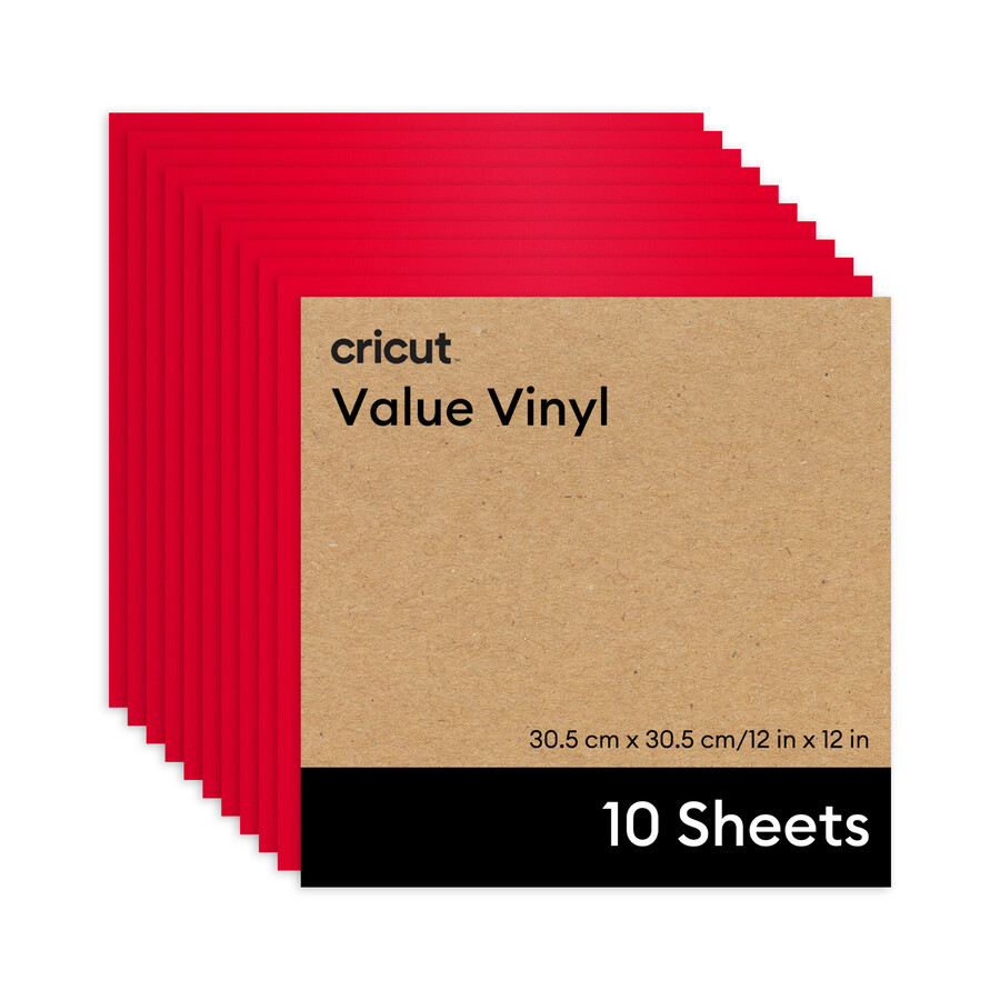 cricut value vinyl - 12 x 12 tum 10 st