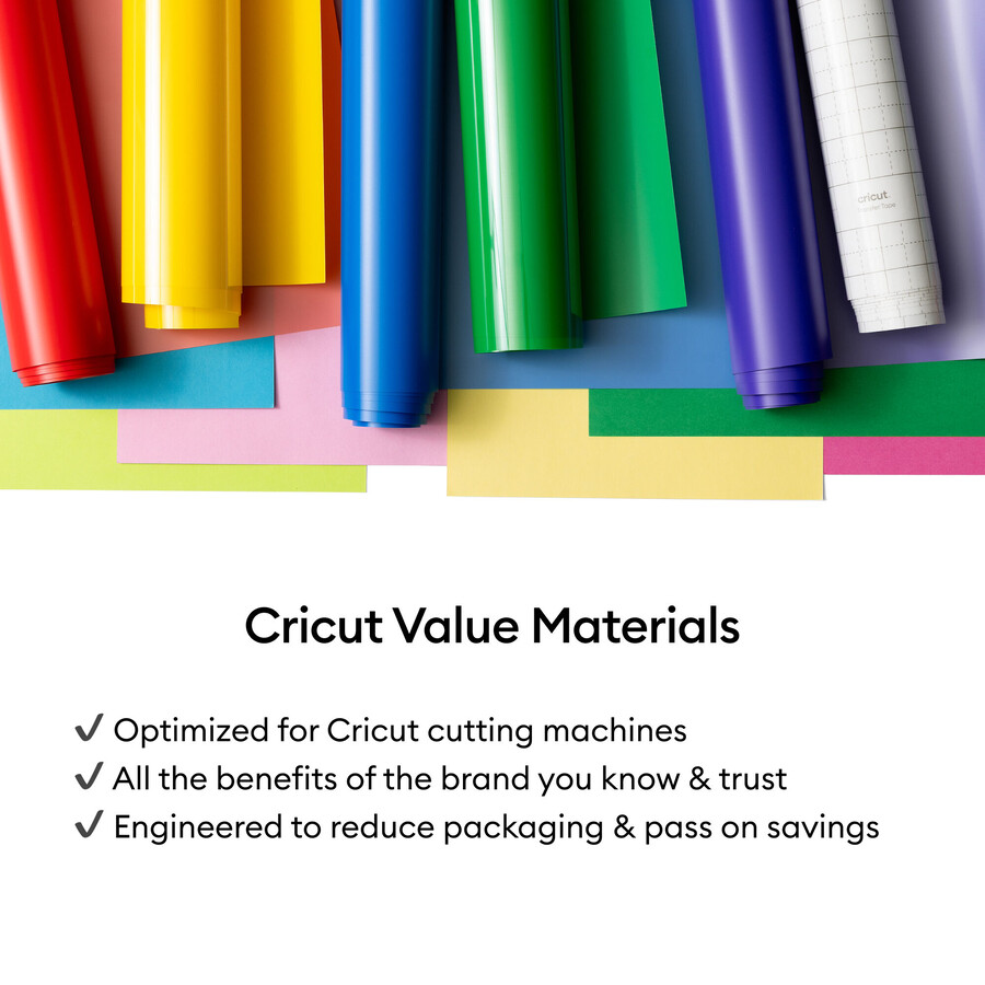 cricut value vinyl - 12 x 12 tum 10 st