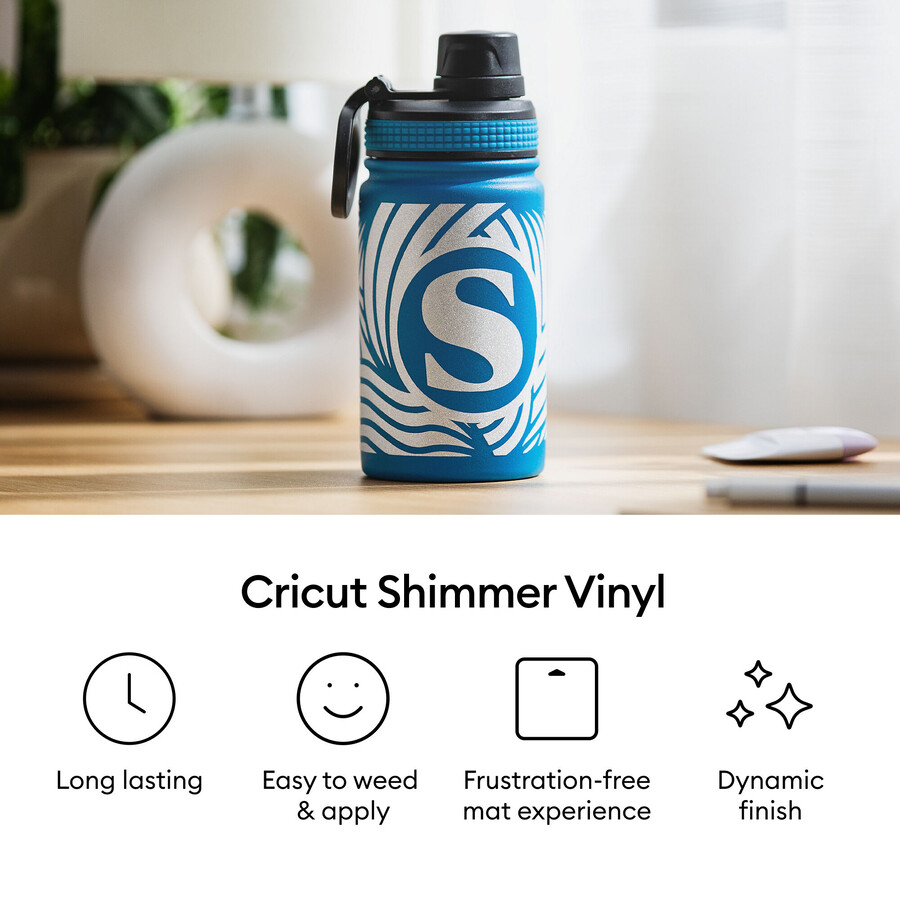 cricut shimmer vinyl – permanent festprovtagning – 12 x 12 tum 10 st