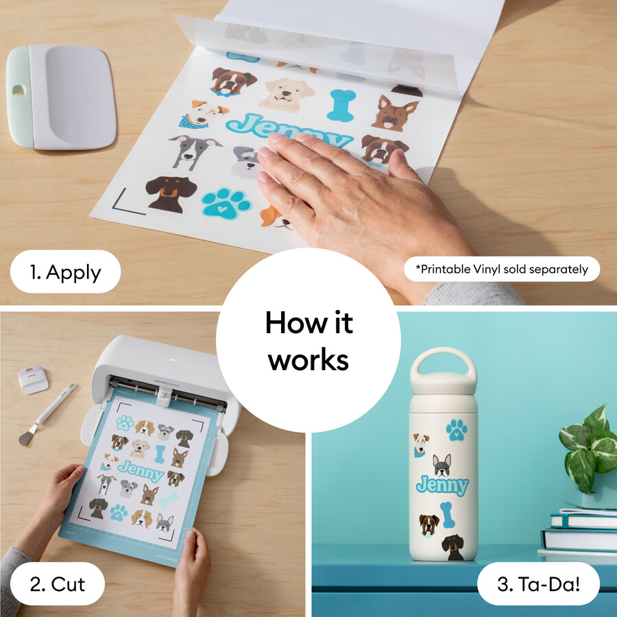 cricut lamineringsfilm - 85 x 11 tum 30 st
