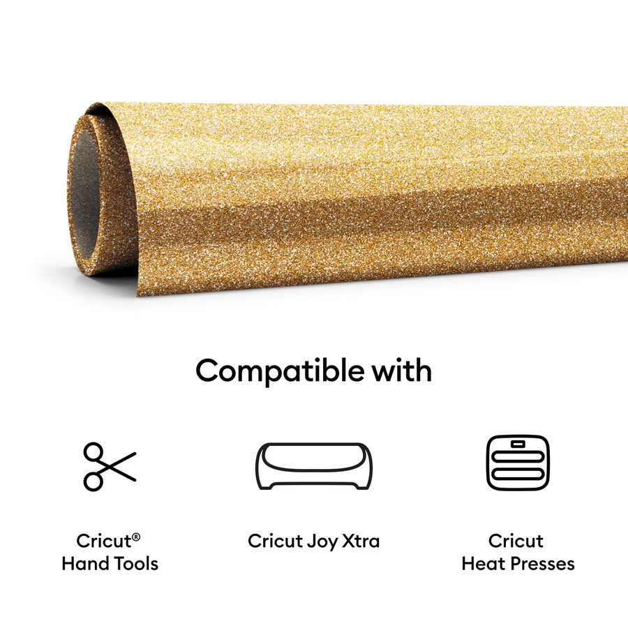 cricut joy xtra prismatic glitter smart iron-on 473 ml